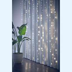 Hampton Bay 300-Light 10 ft. Indoor/Outdoor Plug-In Integrated LED Mini  Bulb 10-Strand Willow Curtain String Light Set, 4-Pack FY10120WILLOWHD -  The Home Depot